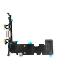 Charging Port Flex Cable For iPhone 8 Plus - Silver (Premium)