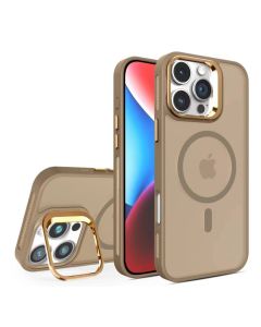 Magsafe Matte Camera Stand Case for  iPhone 16 Pro Max - Desert